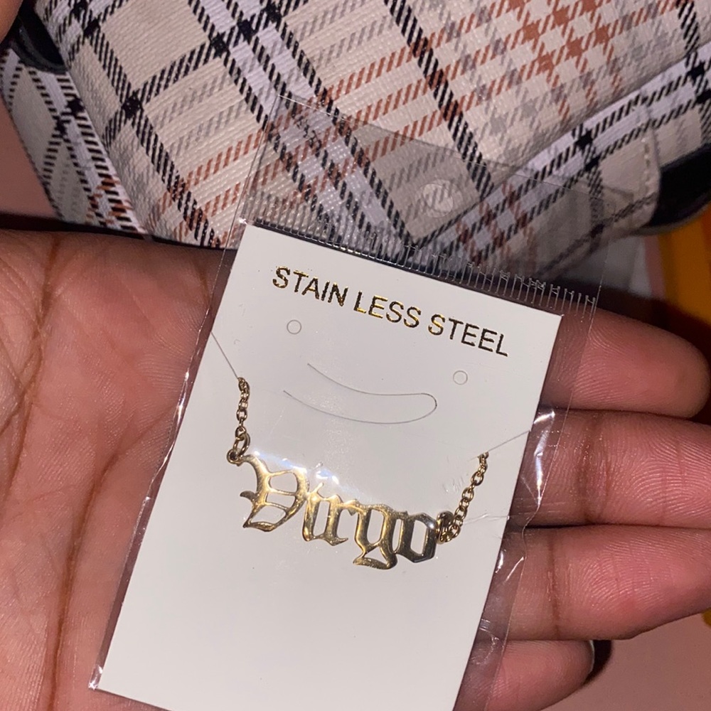 Zodiac Sign Necklaces : Virgo